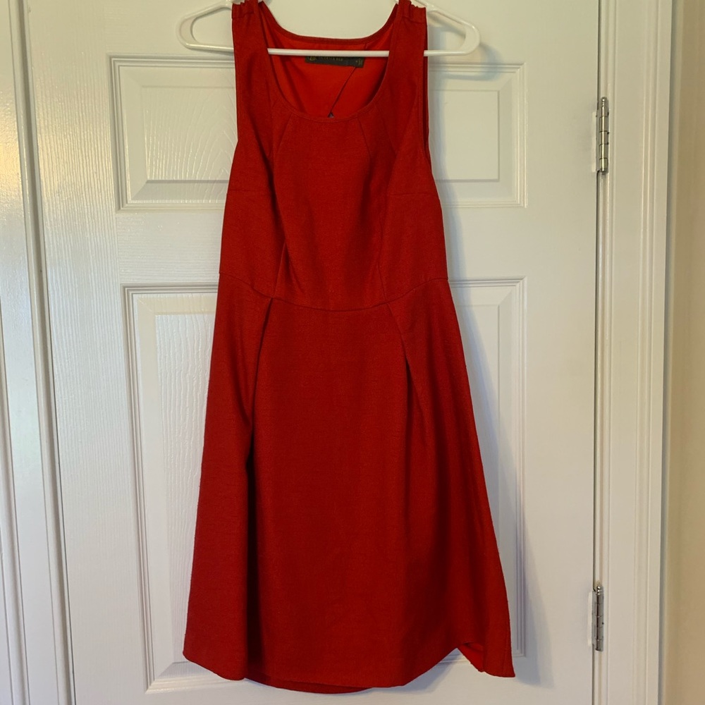Red holiday dress